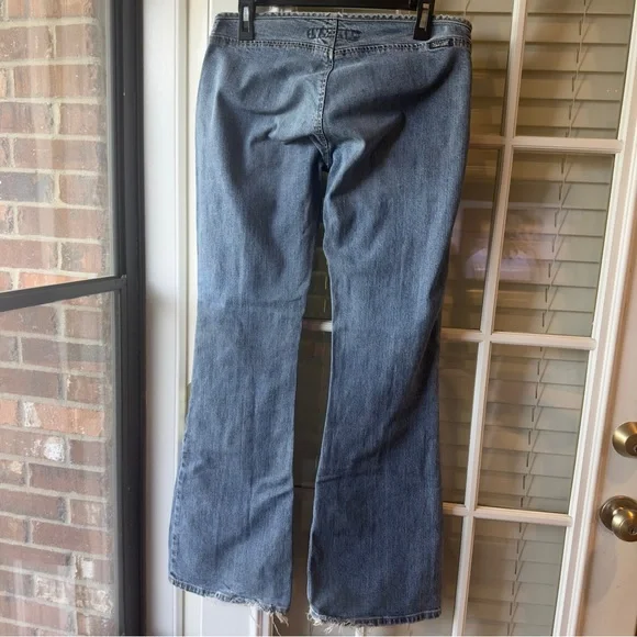 Silver Jeans Canada Low Rise 3 Buttons Size 30 Vintage Y2K Medium Wash 90s Unif - Picture 5 of 12